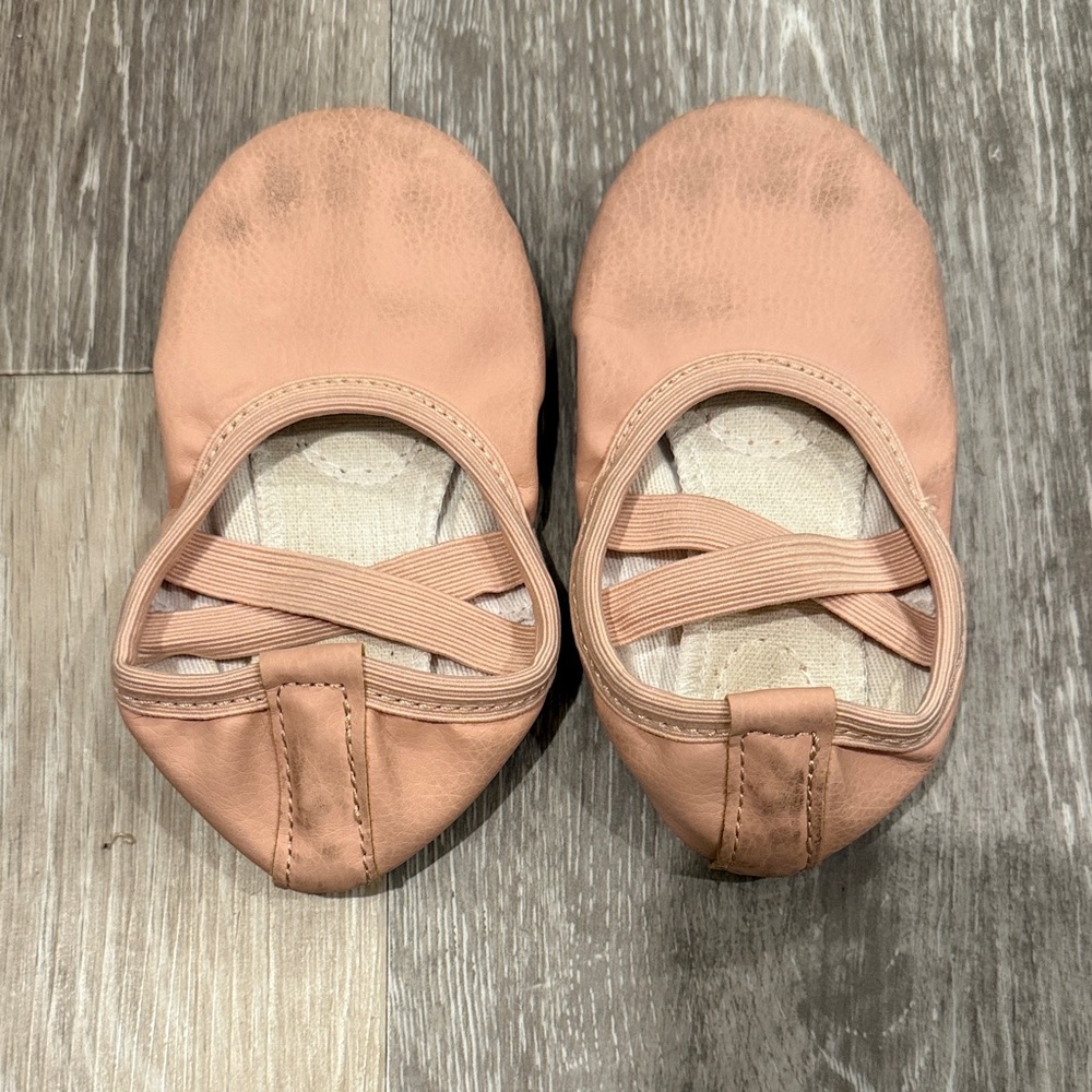 Stelle Ballet Leather Slippers - Toddler Size 6